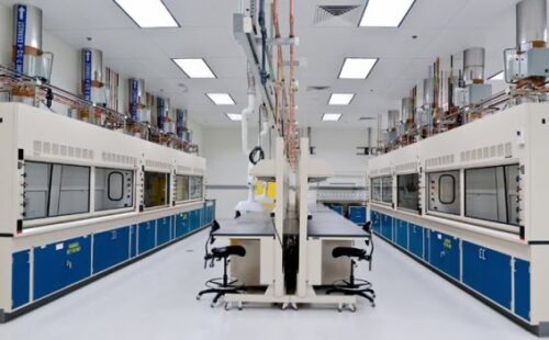 Medical building research lab